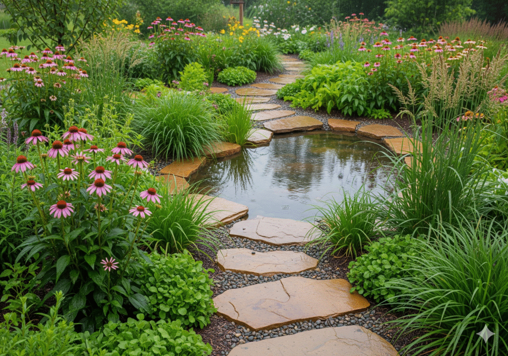 Yağmur bahçesi uygulaması